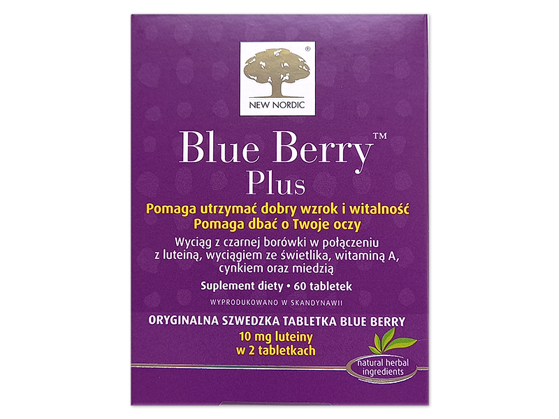 Blue Berry Plus, tabletki