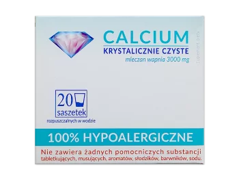 Zdjęcie produktu Calcium Krystalicznie Czyste, proszek w saszetkach