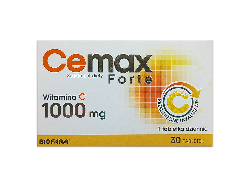 CeMax Forte, tabletki o przedłużonym uwalnianiu, 1000 mg