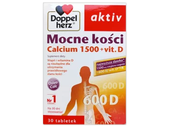 Zdjęcie produktu Doppelherz Aktiv Mocne kości Calcium 1500+witamina D, tabletki