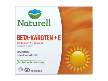 Zdjęcie produktu Naturell Beta-Karoten + E, tabletki, 10mg+1mg