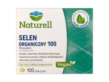 Zdjęcie produktu Naturell Selen Organiczny 100, tabletki, 100 µg