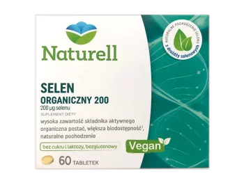 Zdjęcie produktu Naturell Selen Organiczny 200, tabletki, 200 µg