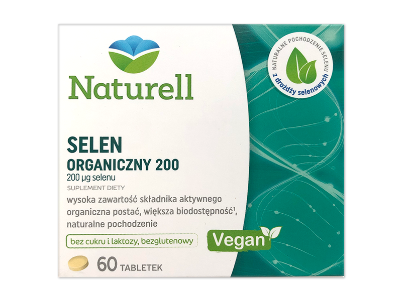 Naturell Selen Organiczny 200, tabletki, 200 µg