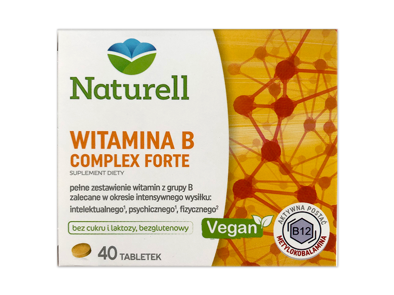 Naturell Witamina B Complex Forte, tabletki