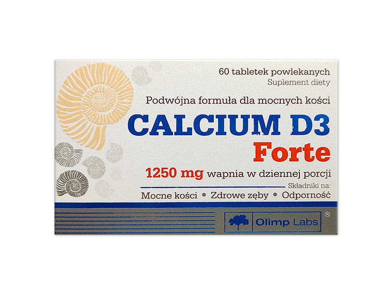 Olimp Calcium D3 Forte, tabletki powlekane, 625 mg+400 j.m.