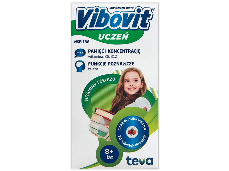 Vibovit Uczeń, tabletki do ssania