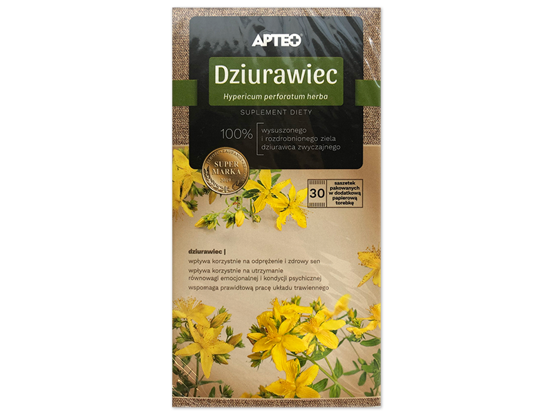 Apteo Dziurawiec, zioła do zaparzania