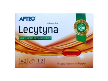 Zdjęcie produktu Apteo Lecytyna, kapsułki, 1200 mg