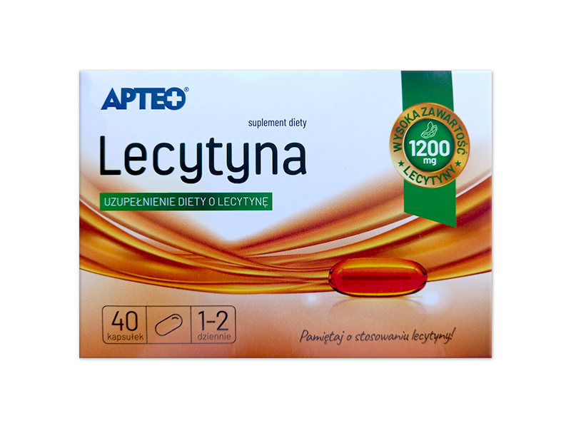 Apteo Lecytyna, kapsułki, 1200 mg