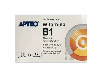 Zdjęcie produktu Apteo Witamina B1, tabletki, 3mg