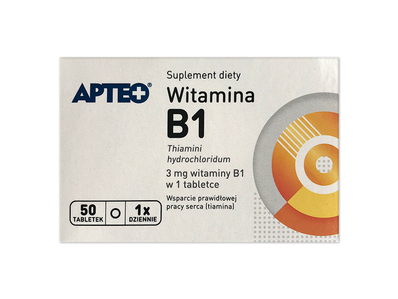 Apteo Witamina B1, tabletki, 3mg