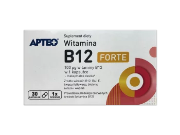 Zdjęcie produktu Apteo Witamina B12 Forte, kapsułki