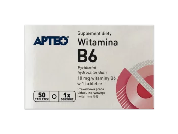 Zdjęcie produktu Apteo Witamina B6, tabletki, 10mg