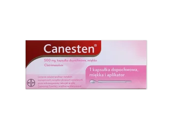 Zdjęcie produktu Canesten, kapsułki dopochwowe, 500 mg