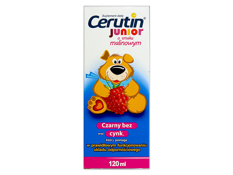 Cerutin Junior Malina, syrop