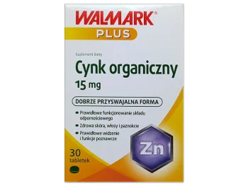 Zdjęcie produktu Cynk, tabletki, 15 mg/Walmark