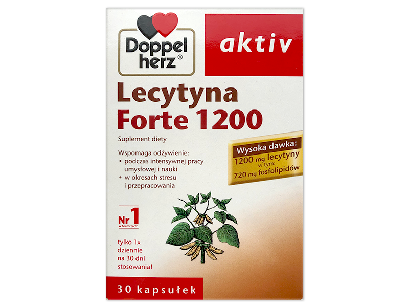 Doppelherz aktiv Lecytyna Forte, kapsułki, 1200mg