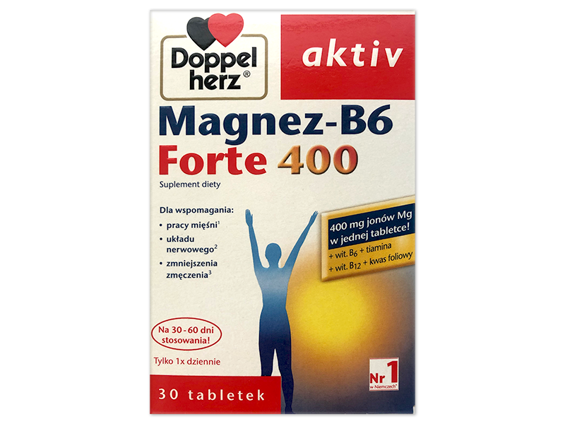 Doppelherz aktiv Magnez-B6 Forte 400, tabletki