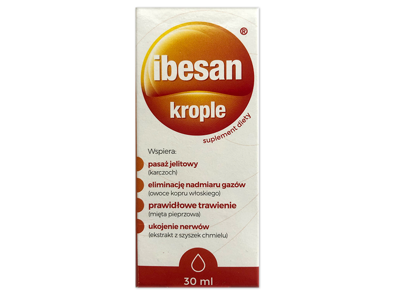 Ibesan, krople