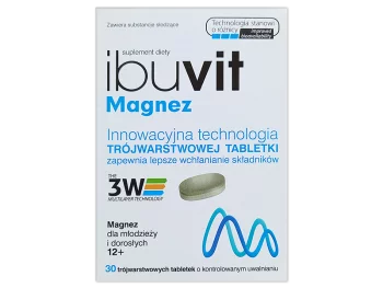 Zdjęcie produktu Ibuvit Magnez, tabletki trójwarstwowe