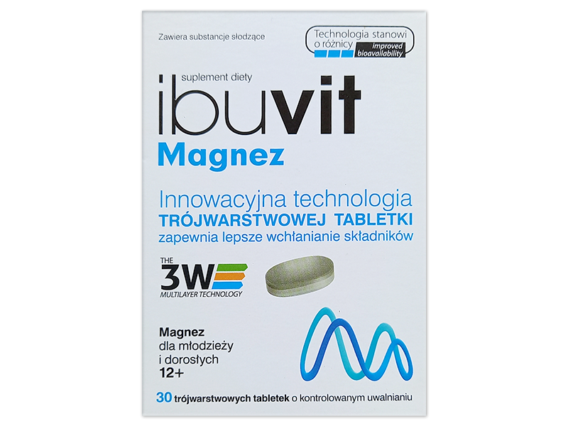 Ibuvit Magnez, tabletki trójwarstwowe