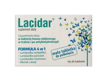 Zdjęcie produktu Lacidar, tabletki