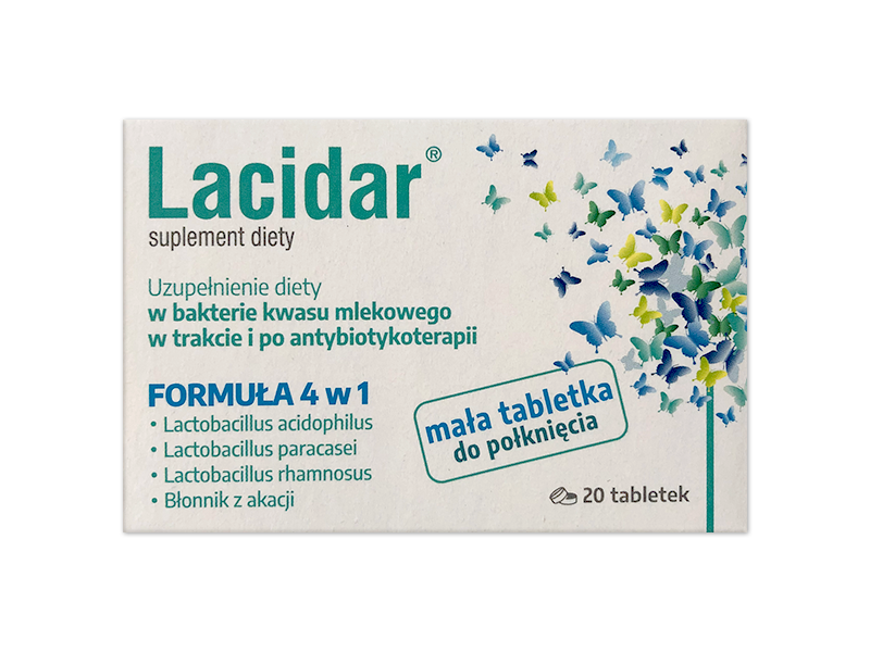 Lacidar, tabletki