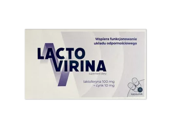 Zdjęcie produktu Lactovirina, kapsułki twarde, 100mg+10mg