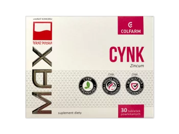 Zdjęcie produktu Max Cynk, tabletki, 10 mg