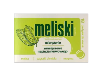 Zdjęcie produktu Meliski, pastylki do ssania