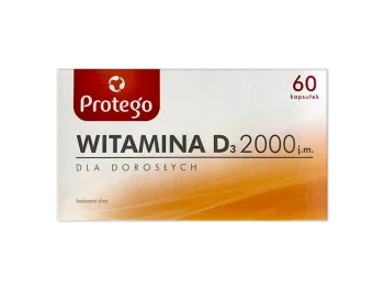 Zdjęcie produktu Protego Witamina D, kapsułki, 2000 j.m.