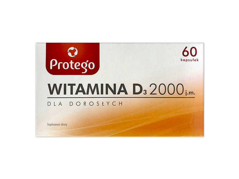 Protego Witamina D, kapsułki, 2000 j.m.