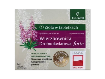 Zdjęcie produktu Wierzbownica drobnokwiatowa forte, tabletki, 170 mg + 100 mg