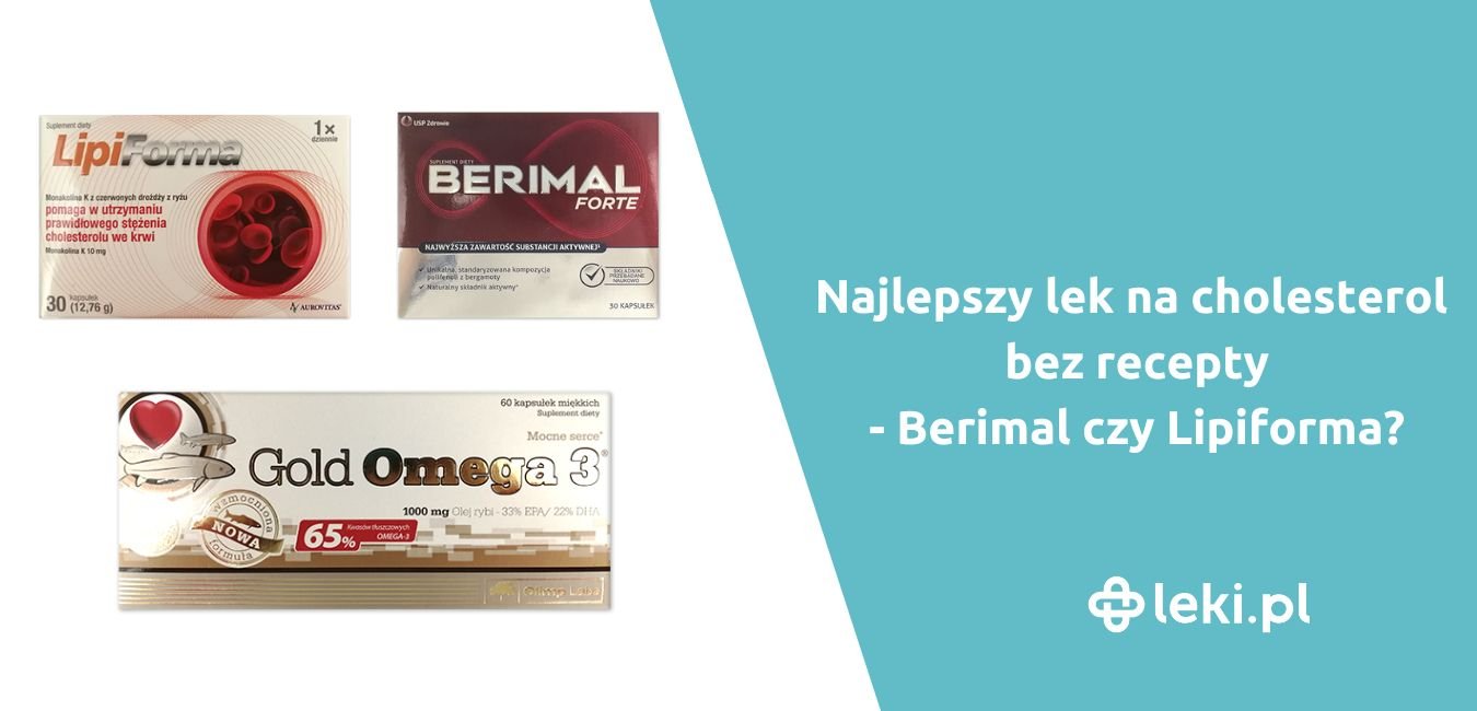 Najmniej szkodliwy lek na cholesterol. Beramil czy Lipiforma?