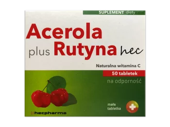 Zdjęcie produktu Acerola Plus Rutyna hec, tabletki