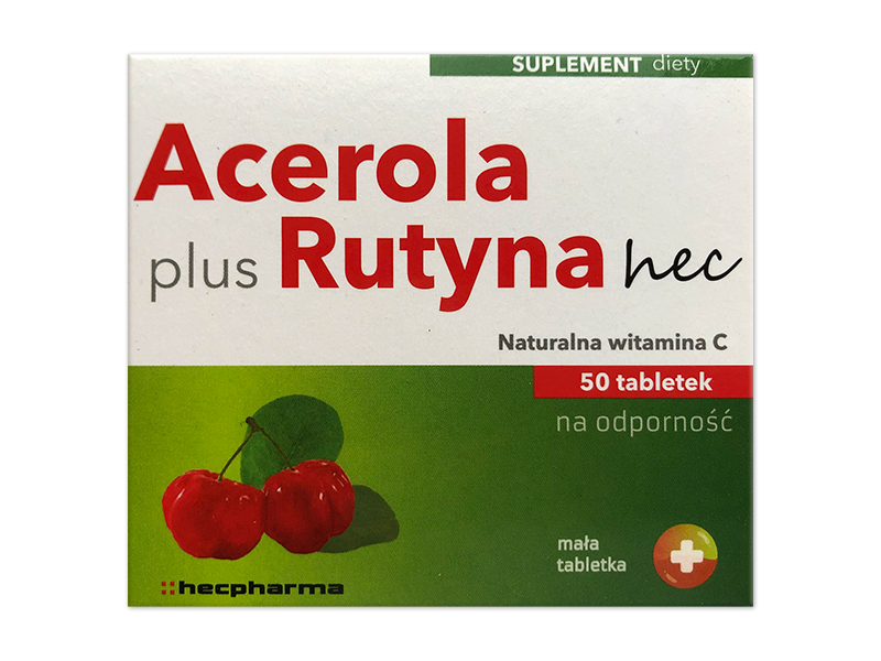 Acerola Plus Rutyna hec, tabletki