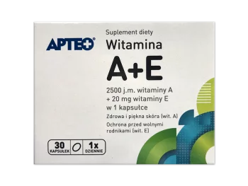 Zdjęcie produktu Apteo Witamina A+E, kapsułki