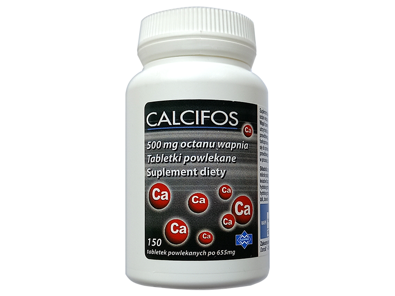 Calcifos, tabletki, 500 mg