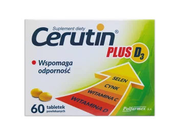 Zdjęcie produktu Cerutin Plus D3, tabletki