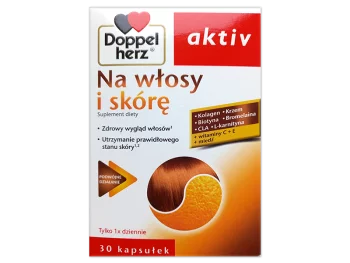 Zdjęcie produktu Doppelherz aktiv Na włosy i skórę, kapsułki