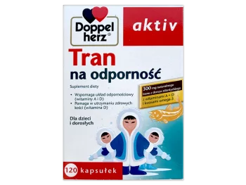 Zdjęcie produktu Doppelherz aktiv Tran na odporność, kapsułki