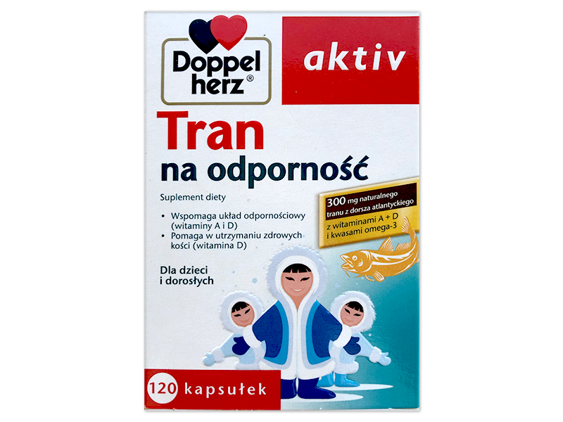 Doppelherz aktiv Tran na odporność, kapsułki