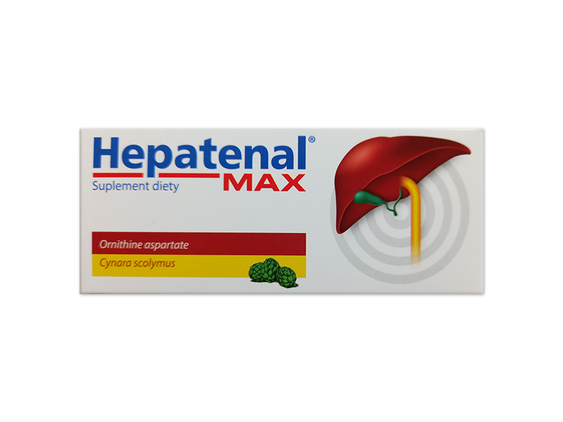 Hepatenal Max, tabletki, 150 mg+50 mg