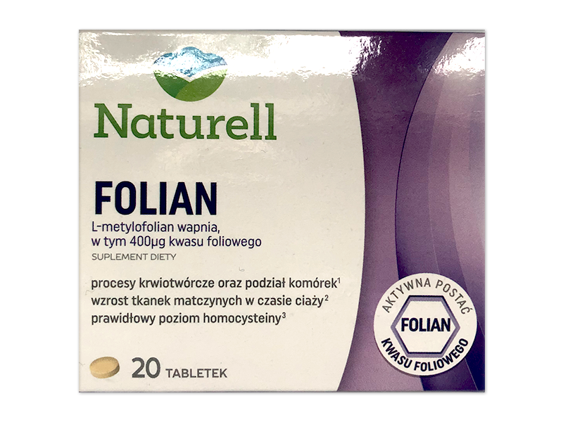 Naturell Folian, tabletki