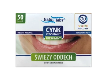 Zdjęcie produktu Naturtabs Cynk Organiczny, tabletki do ssania, 7 mg