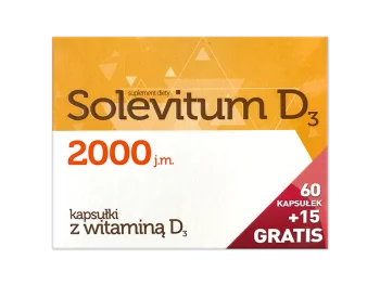 Zdjęcie produktu Solevitum D3, kapsułki, 2000 j.m.