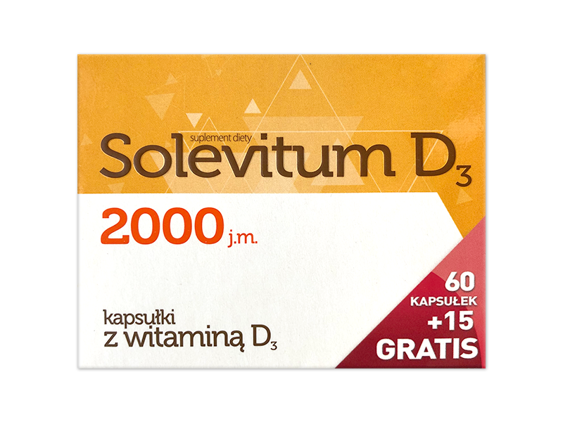 Solevitum D3, kapsułki, 2000 j.m.