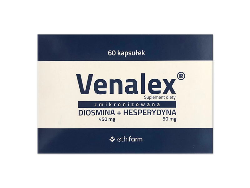 Venalex, kapsułki, 450 mg + 50 mg