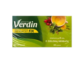 Zdjęcie produktu Verdin fix z czarną herbatą, zioła do zaparzania